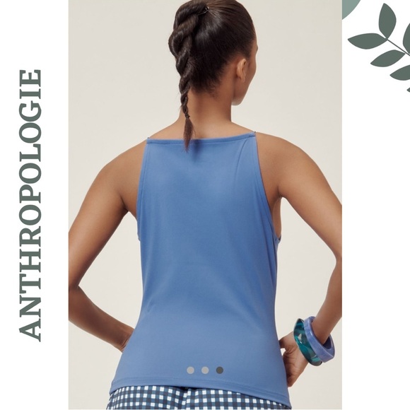 Maeve by Anthropologie Square-Neck Tank – Blue Size Medium - Picture 2 of 4